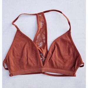 NEW Free People Women's Intimately Rust Brown XS/S Bralette Layer 32A, 32B